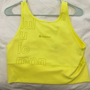 Yellow lululemon tank